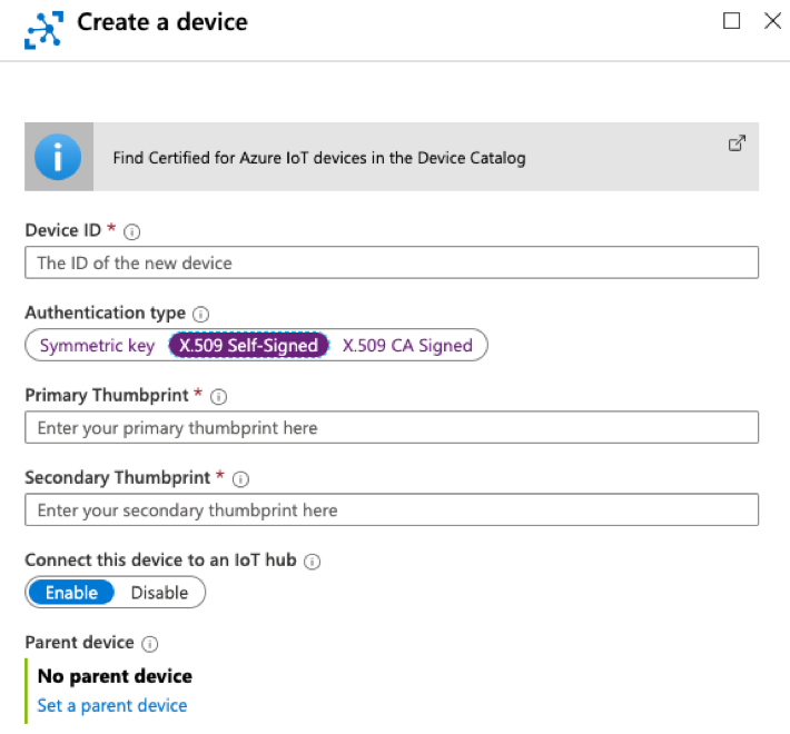 Self-Signed Certificate
