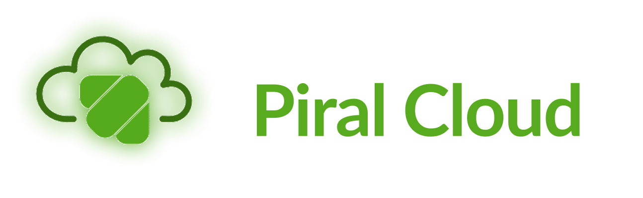Grünes Piral Cloud Logo als Symbol für cloudbasierte Microfrontend-Plattform