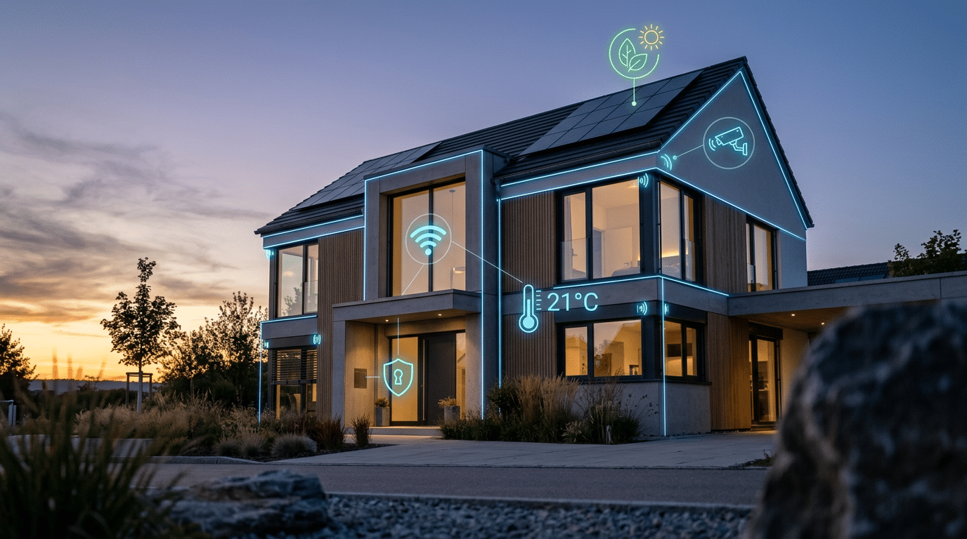 IoT Smart Home mit vernetzten Geräten
